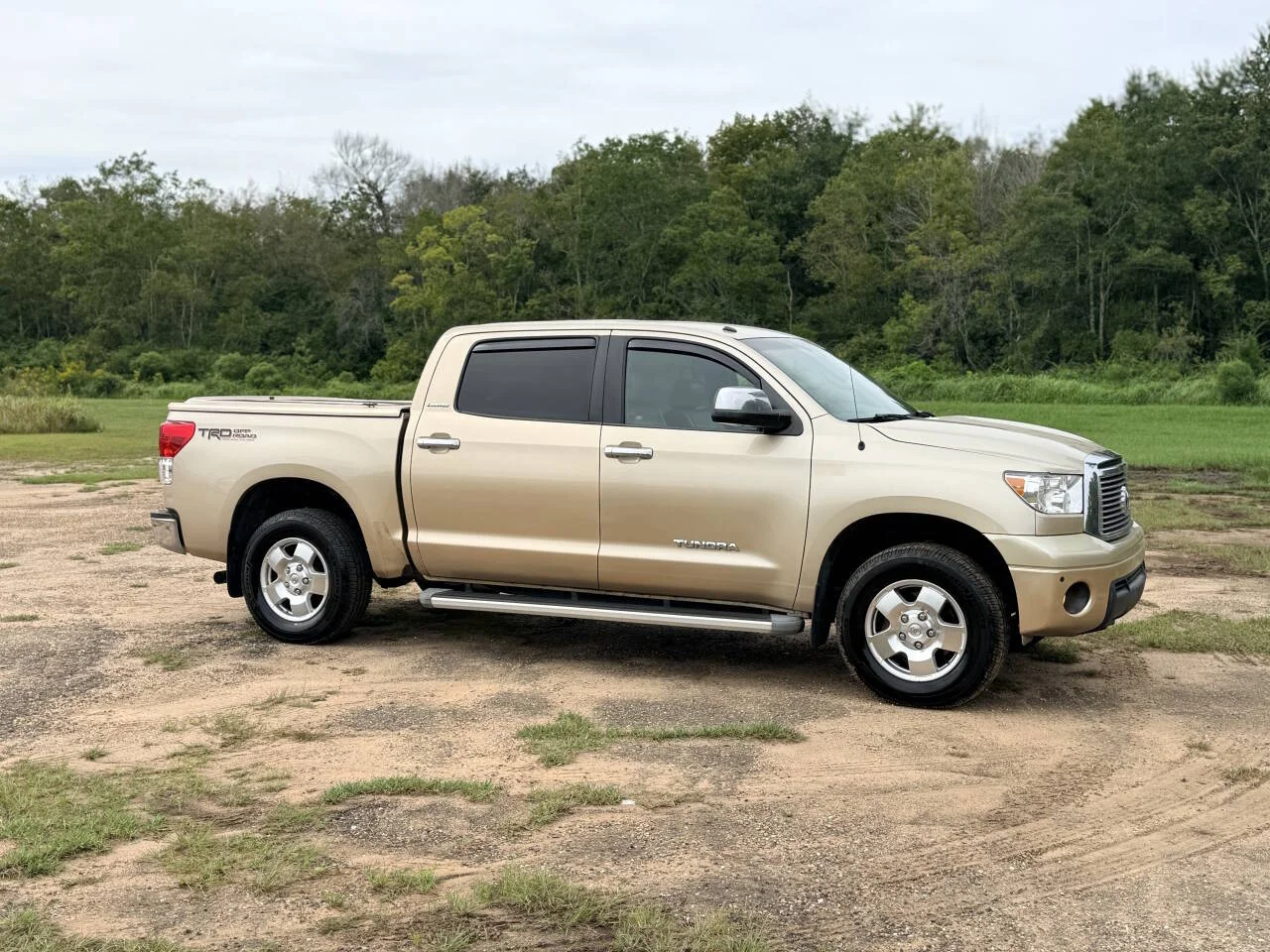 Used 2010 Tan Toyota Limited 4x2 4dr CrewMax Cab Pickup SB (5.7L V8) image 7