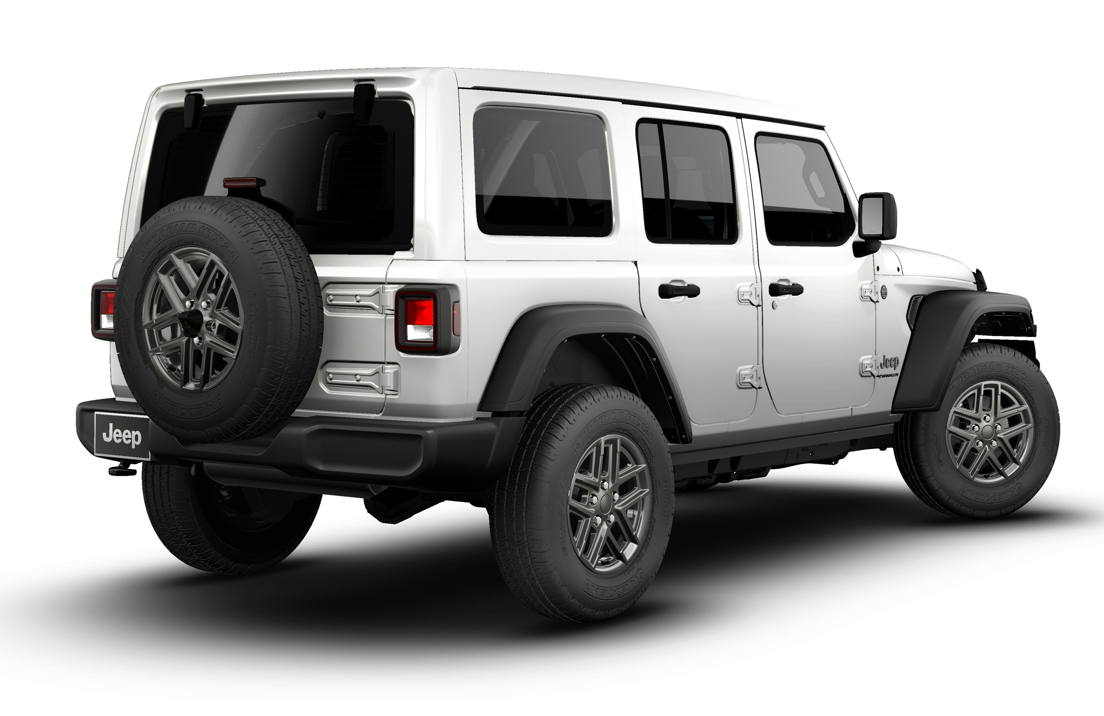 New 2026 Bright White Clear-Coat Exterior Paint Jeep Sport S image 14