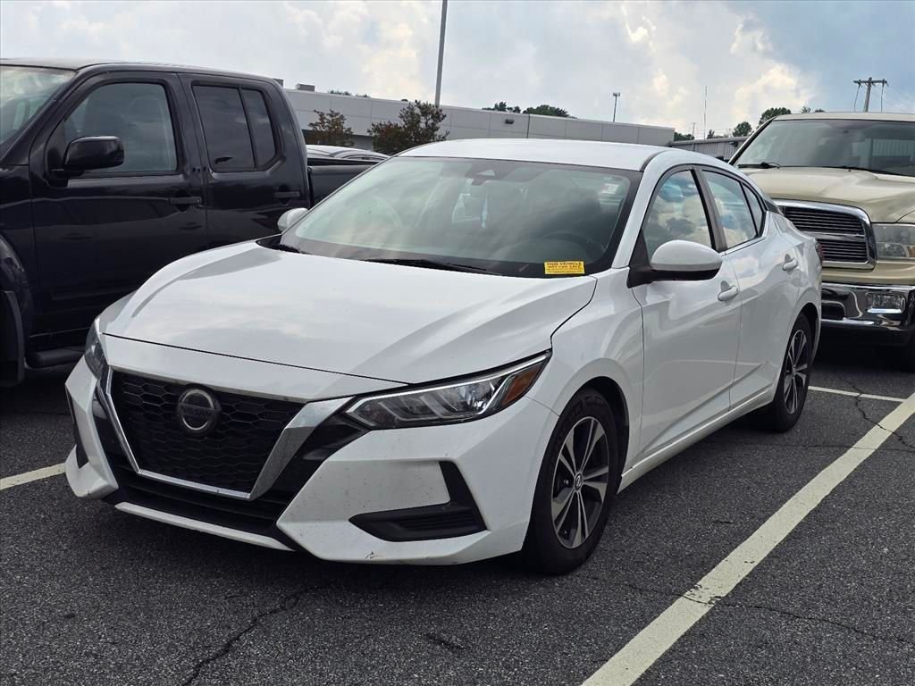 Used 2021 White Nissan SV image 2