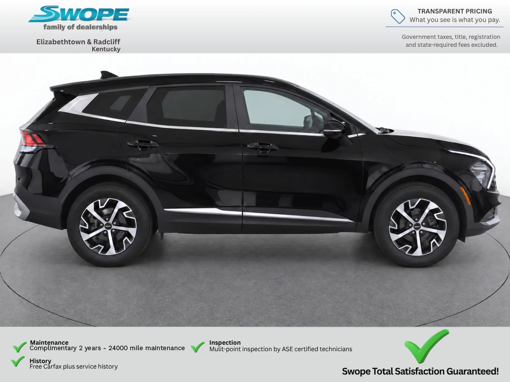 Used 2023 Ebony Black Kia EX image 4