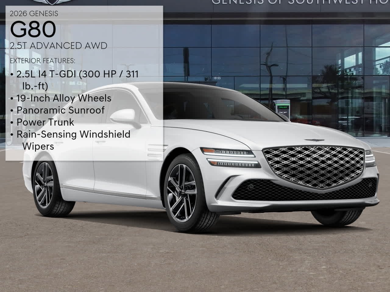 Certified Pre-Owned 2026 Genesis G80 2.5T Advanced