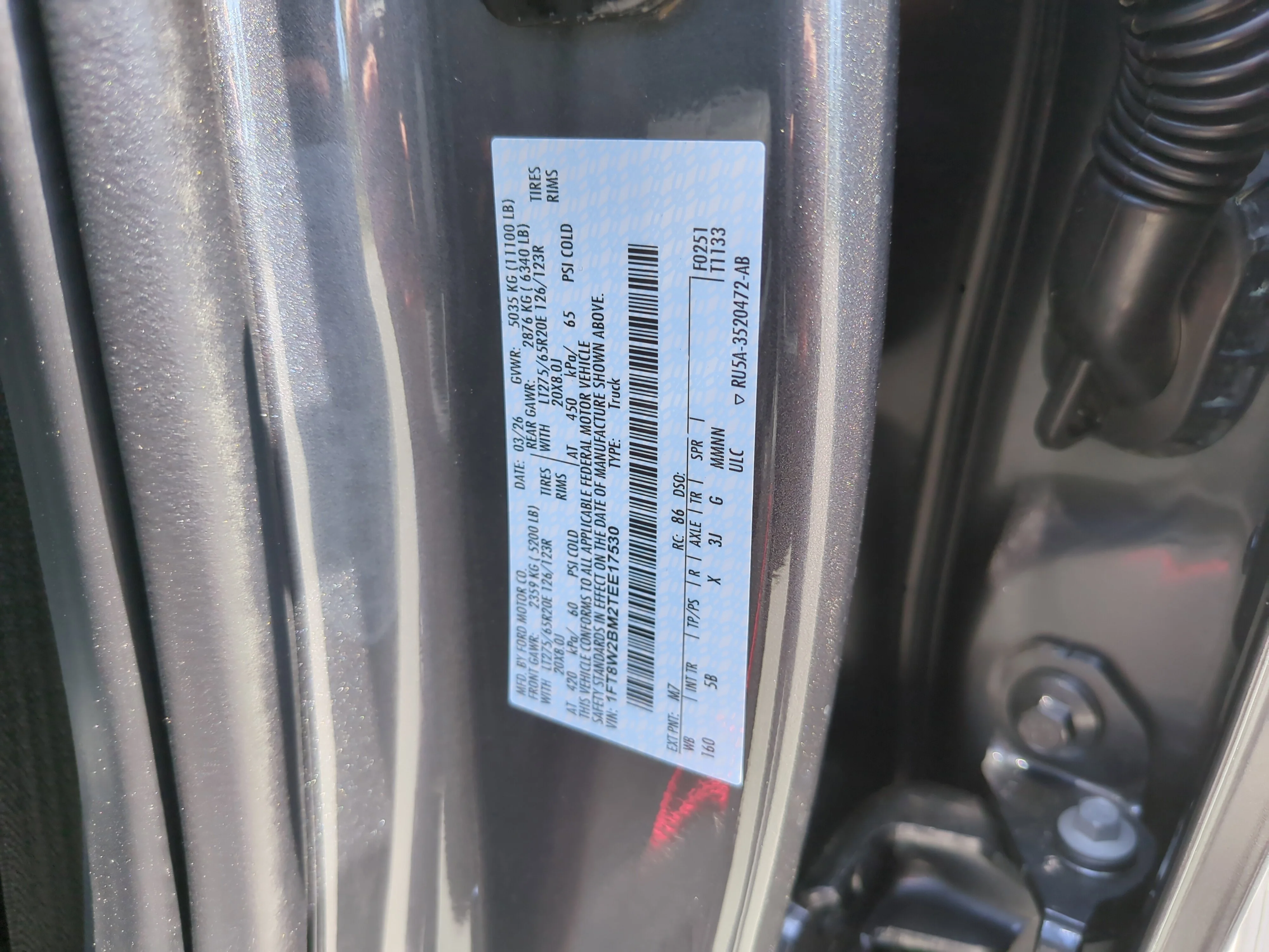 New 2026 Carbonized Gray Metallic Ford F-250® Lariat® image 35