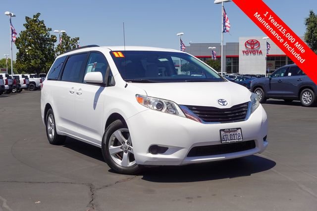 Used 2011 White Toyota LE image 2