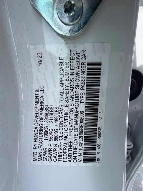 Used 2024 White Honda Sport image 32