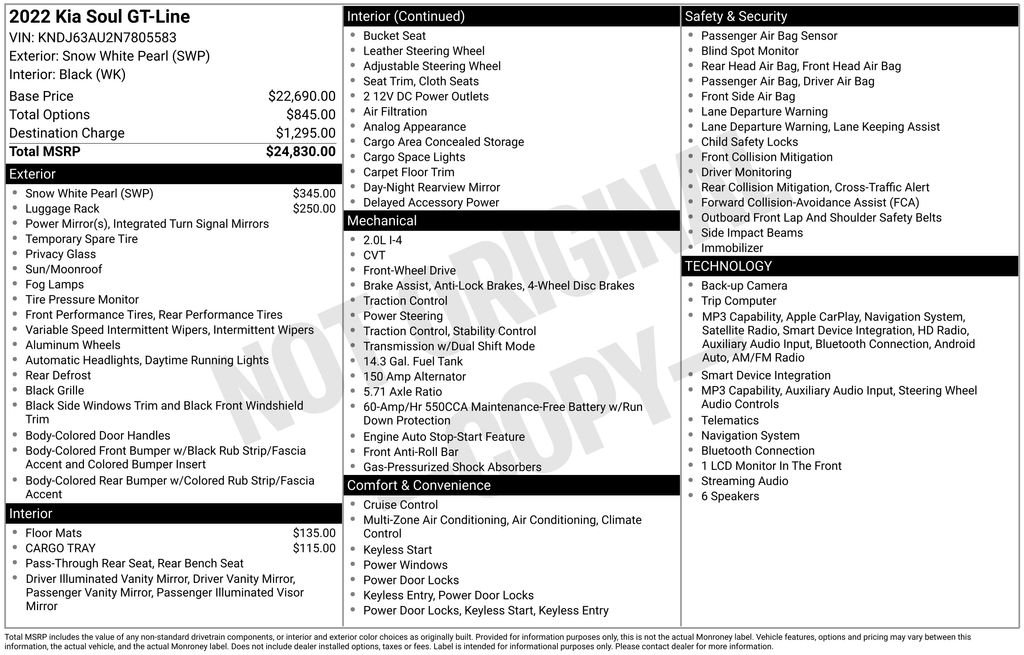 Used 2022 White Kia GT-Line image 5