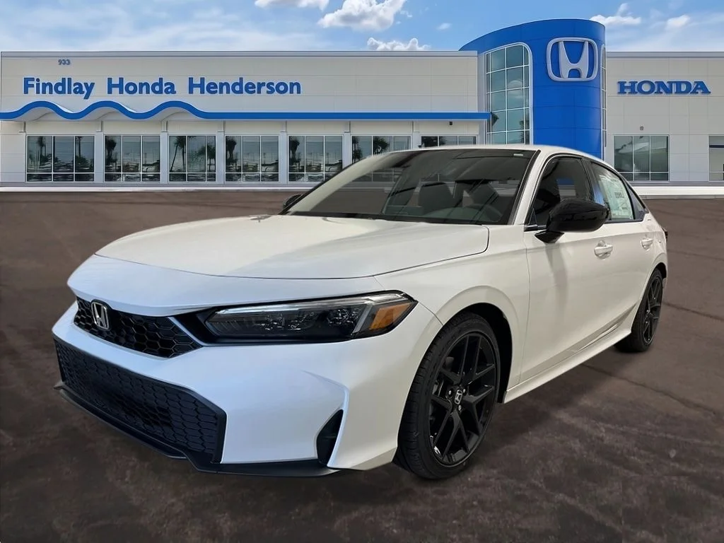 New 2026 Platinum White Pearl Honda Sport image 1