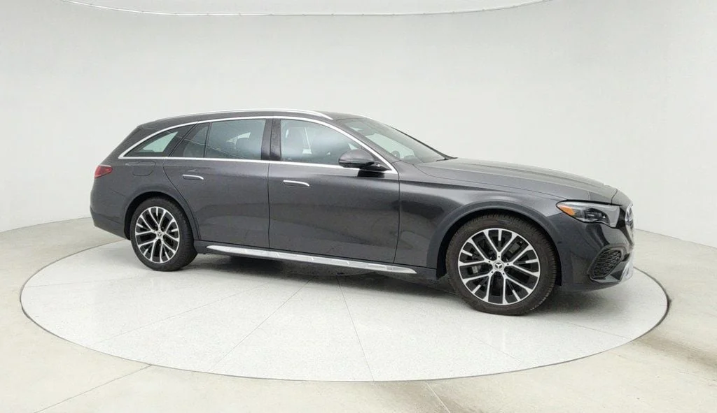 Used 2024 Graphite Grey Metallic Mercedes-Benz E 450 4MATIC® All-Terrain Wagon, Pinnacle w/ Multicontour Seating image 3