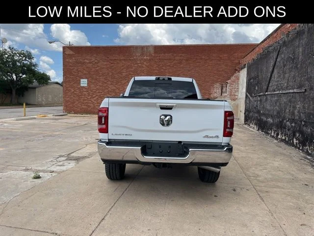 Used 2022 Bright White Clearcoat Ram Limited image 4