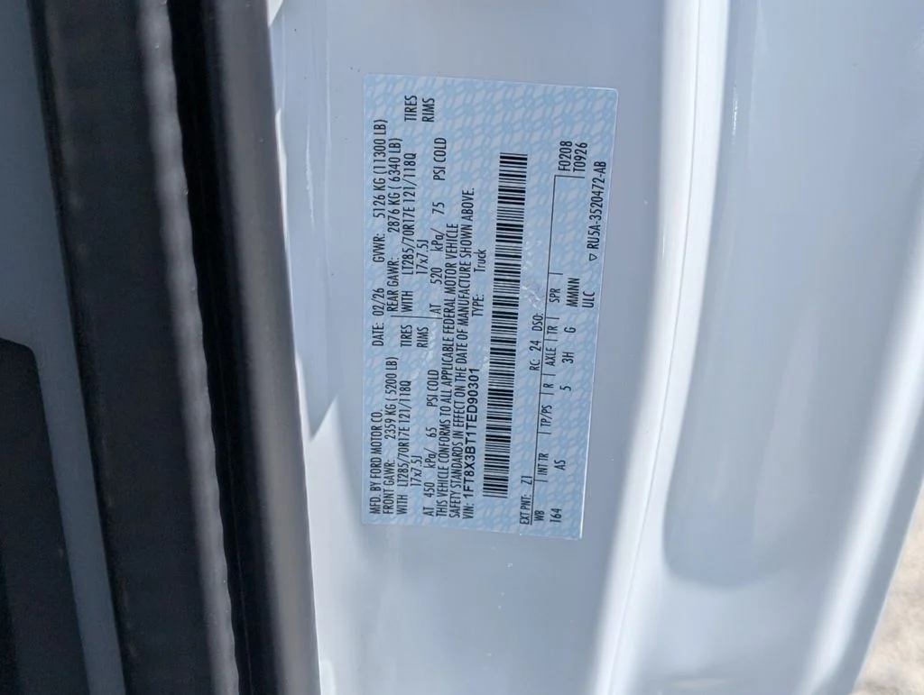 New 2026 White Ford XL image 14