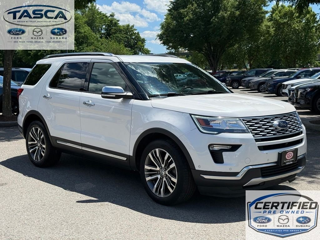 Used 2019 White Platinum Clearcoat Metallic Ford Platinum image 1