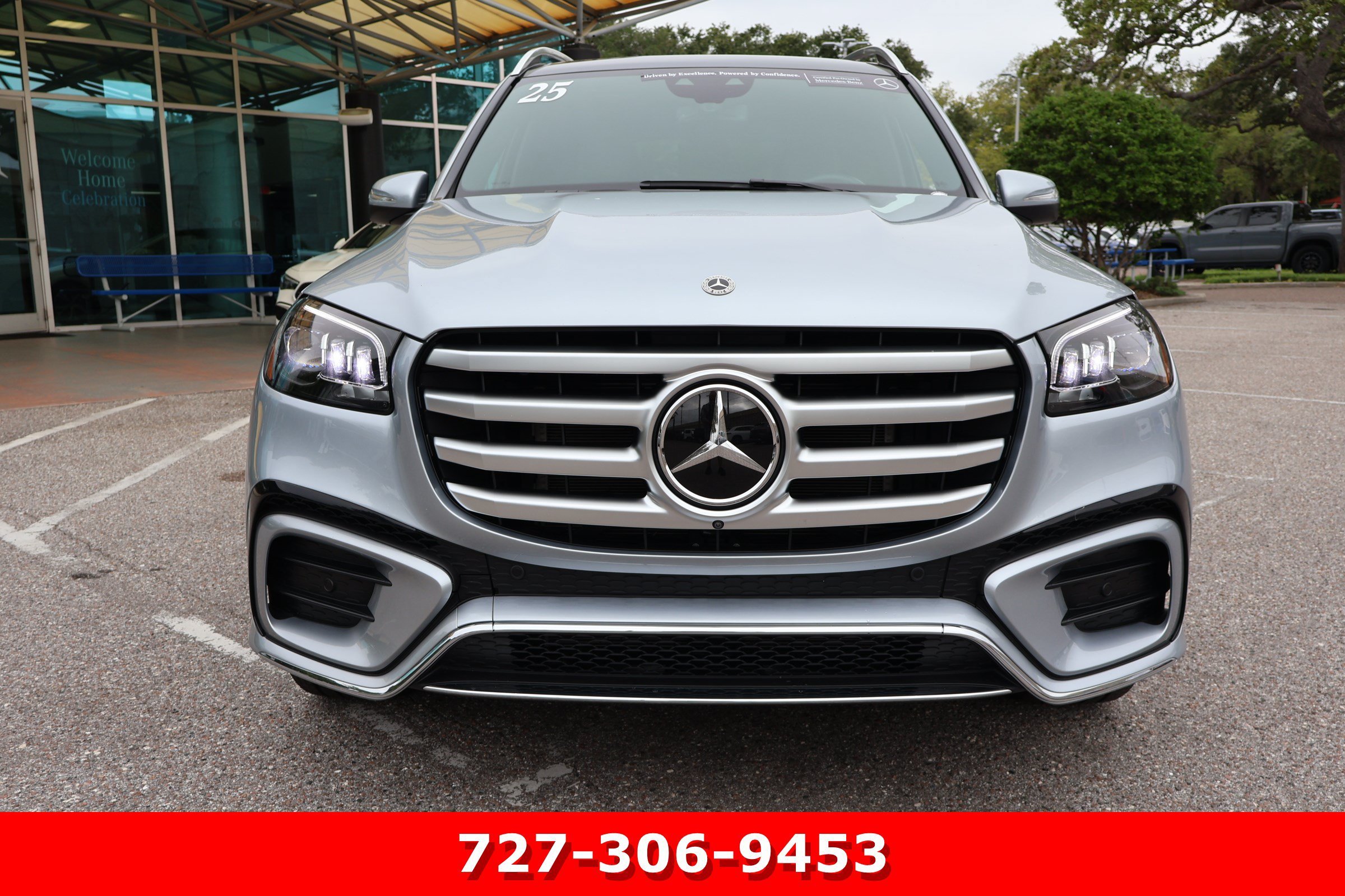 Certified Used 2025 Cirrus Silver Metallic Mercedes-Benz GLS 450 image 13