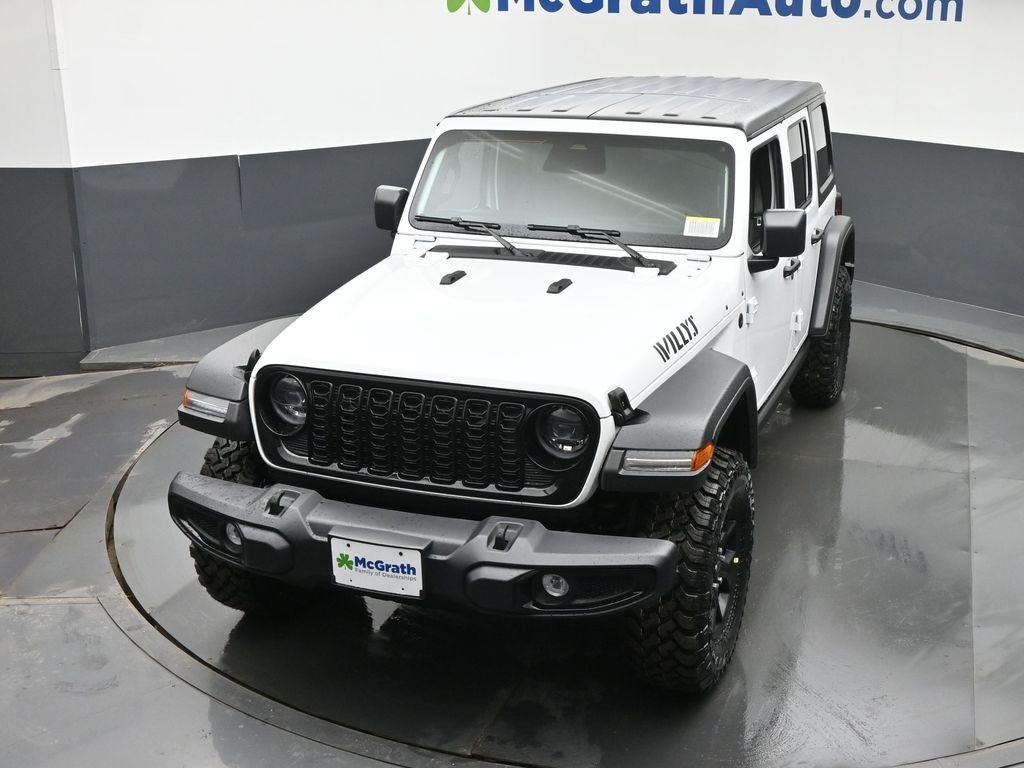New 2026 Bright White Clear-Coat Exterior Paint Jeep Willys image 25