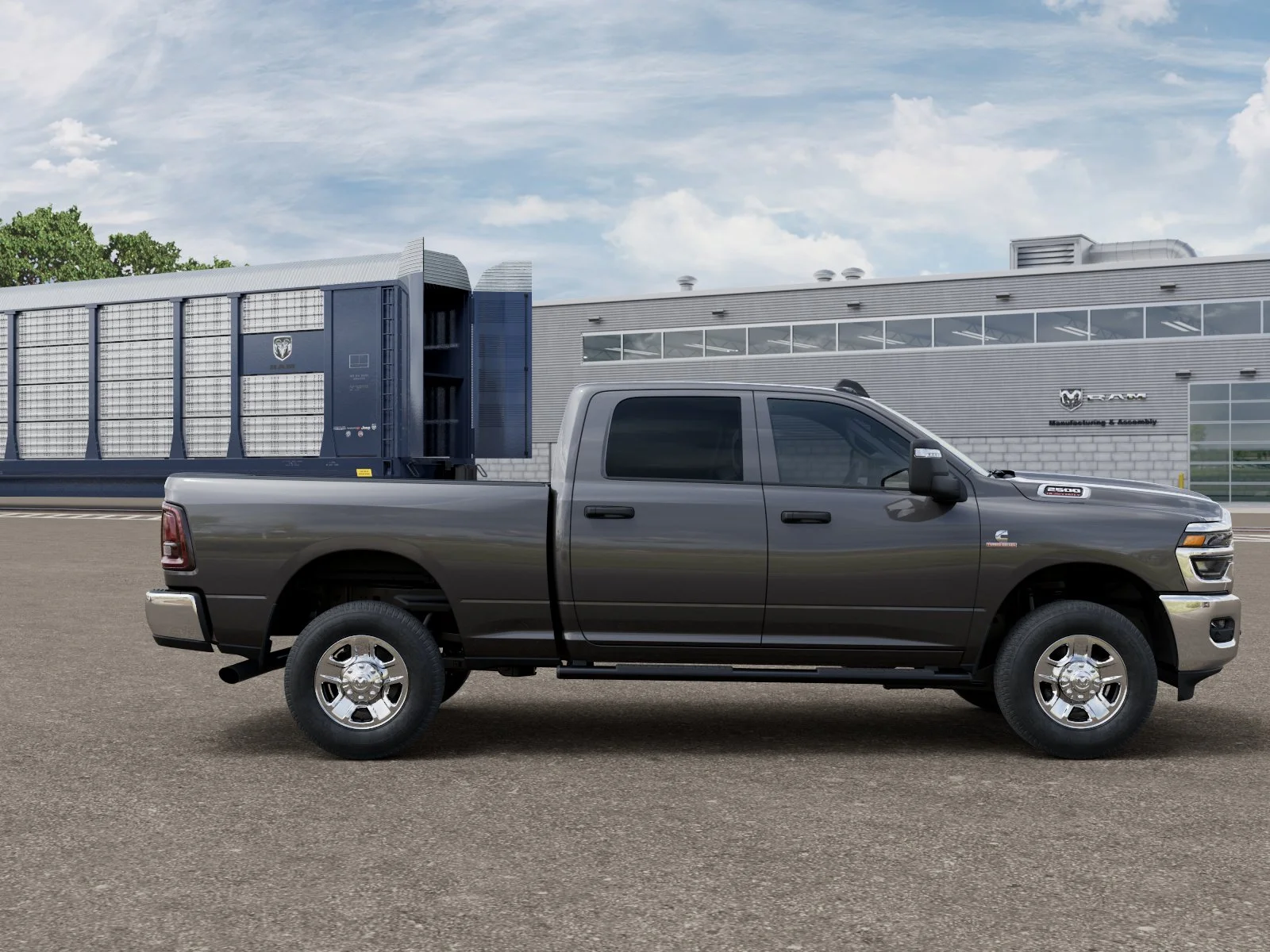 New 2026 Granite Crystal Metallic Clear-Coat Exterior Paint RAM TRADESMAN image 12