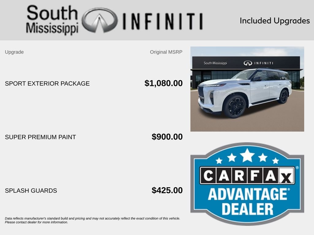 New 2027 RADIANT WHITE INFINITI Sport 4WD image 5