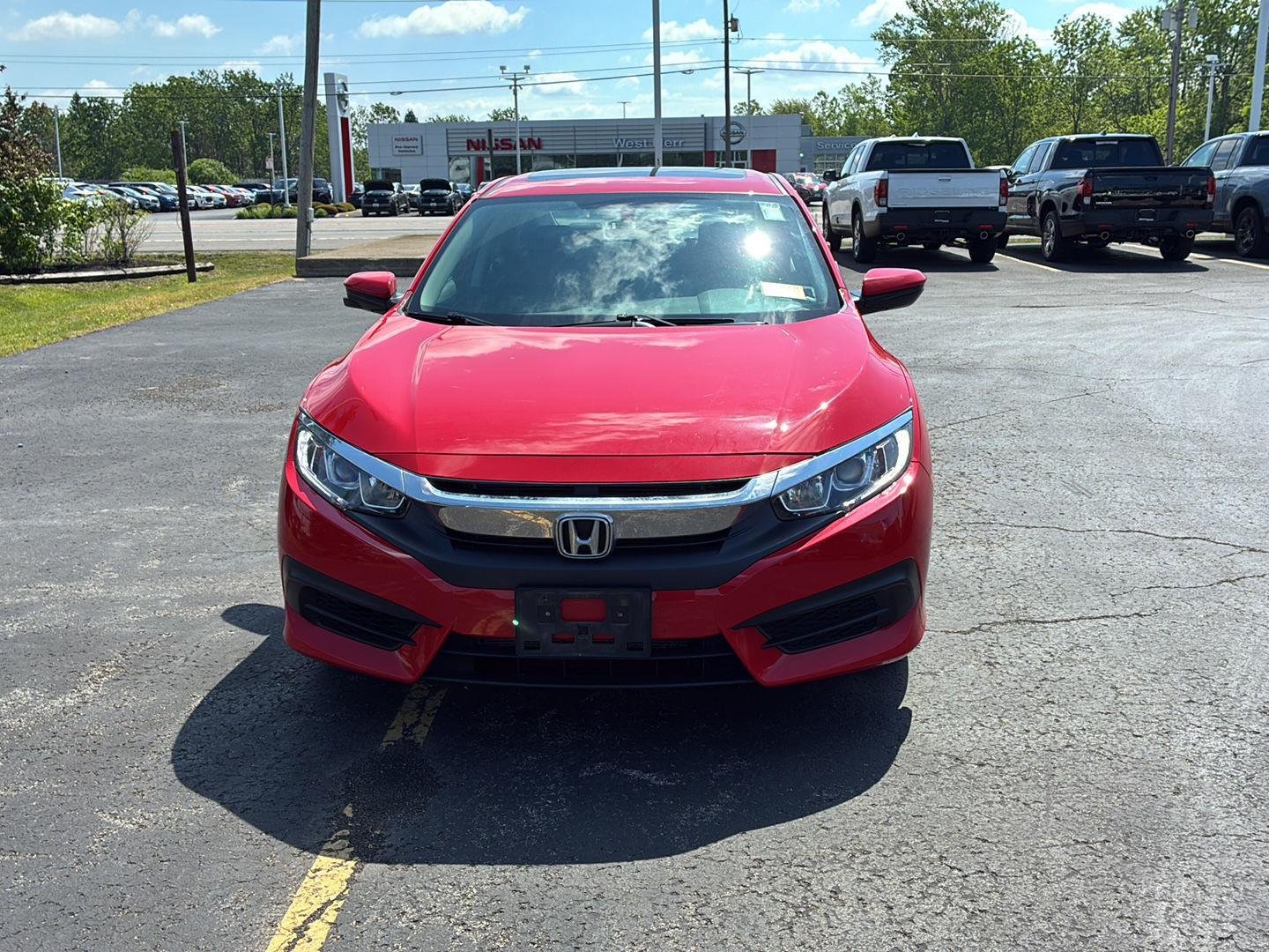 Used 2017 Burgundy Night Pearl Honda EX image 11