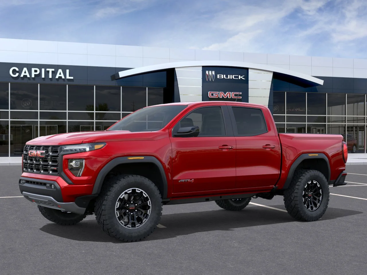 New 2026 VOLCANIC RED TINTCOAT GMC 4WD AT4 image 3