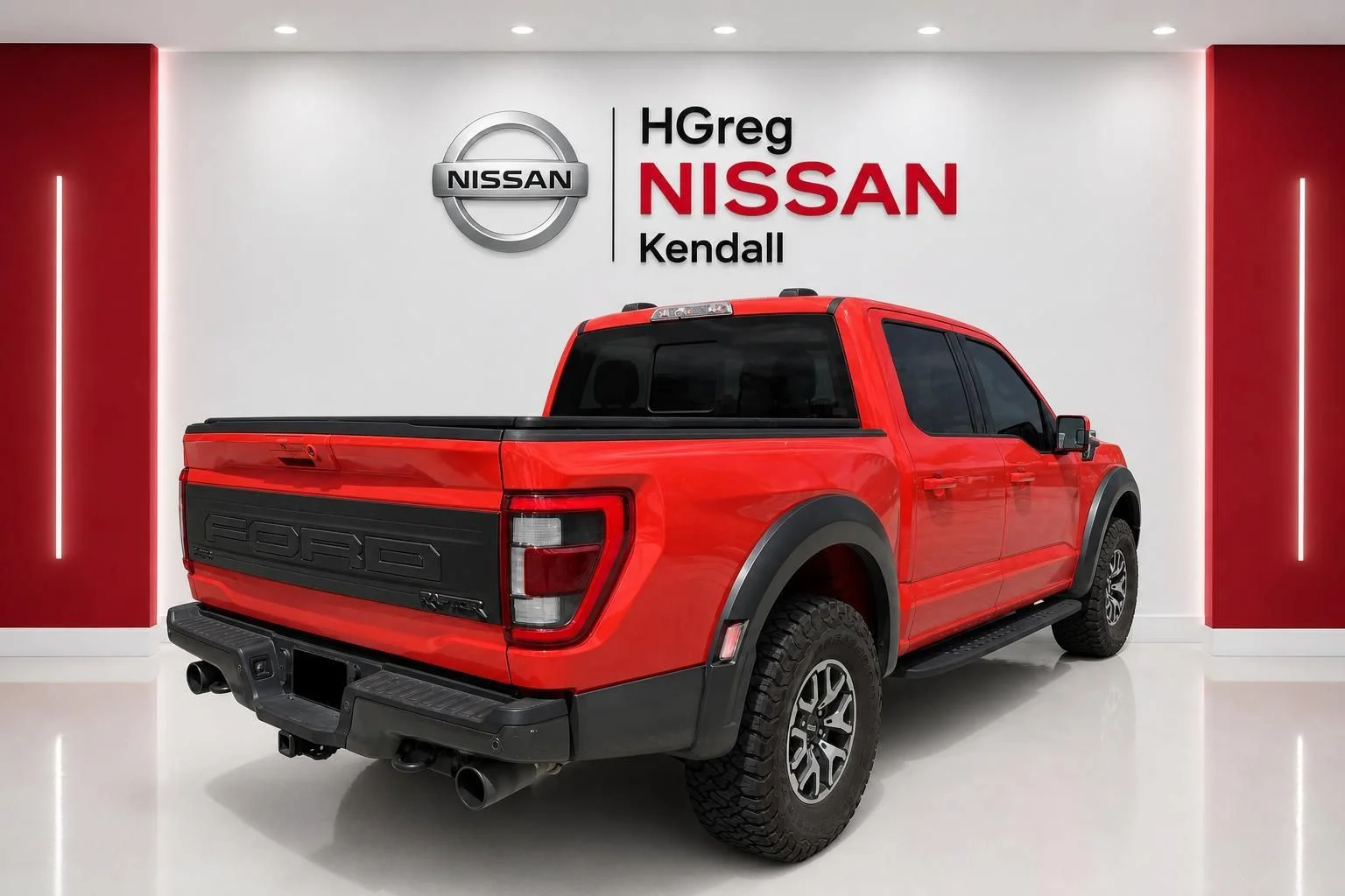 Used 2022 Orange Ford Raptor image 4