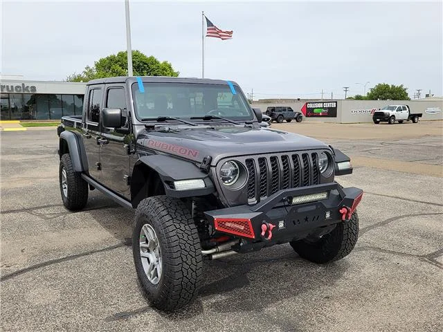 Used 2020 Black Jeep Rubicon 4x4 Crew Cab 5 ft. box image 6