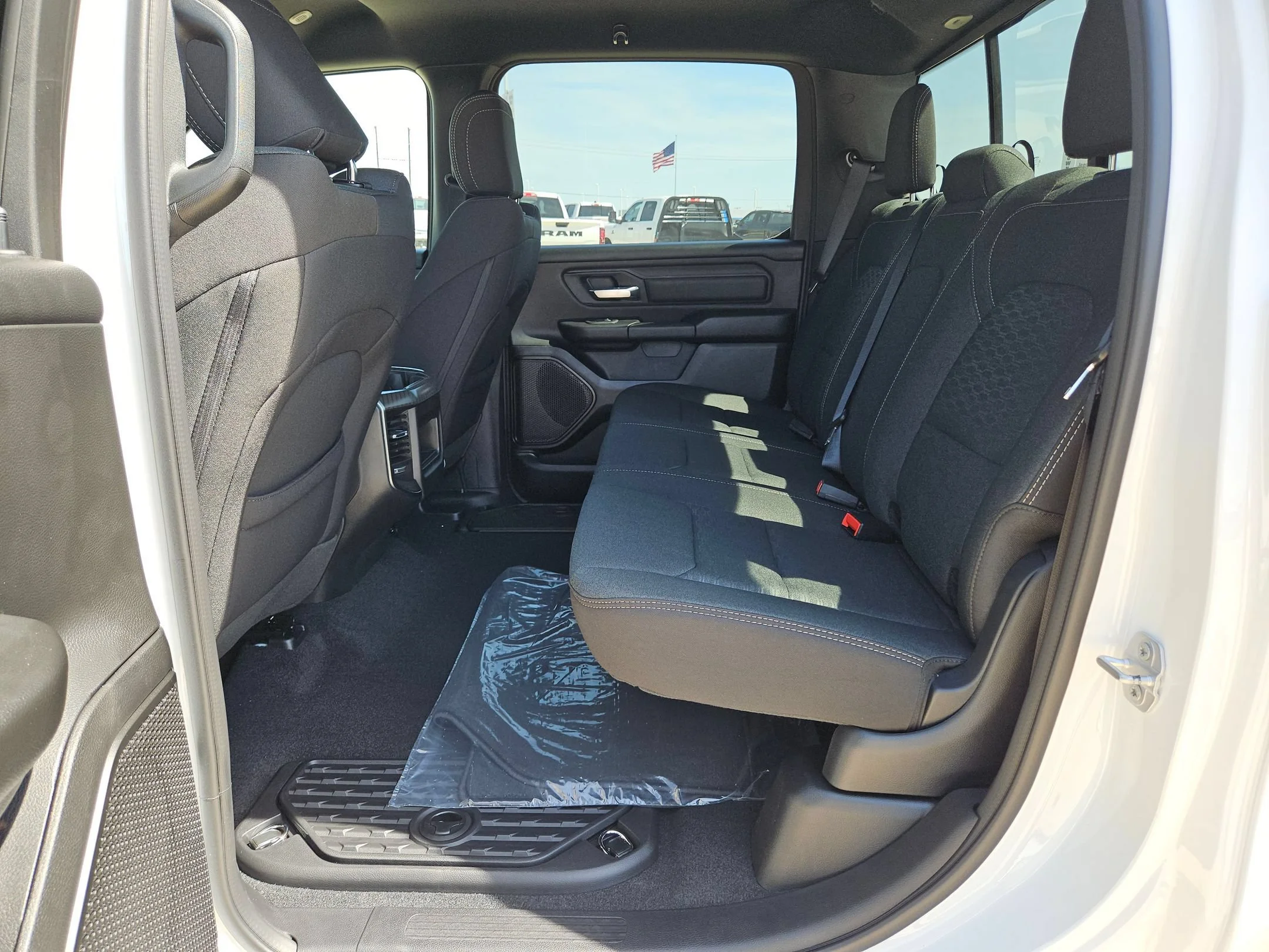 New 2026 Bright White Clearcoat RAM Black Express image 13