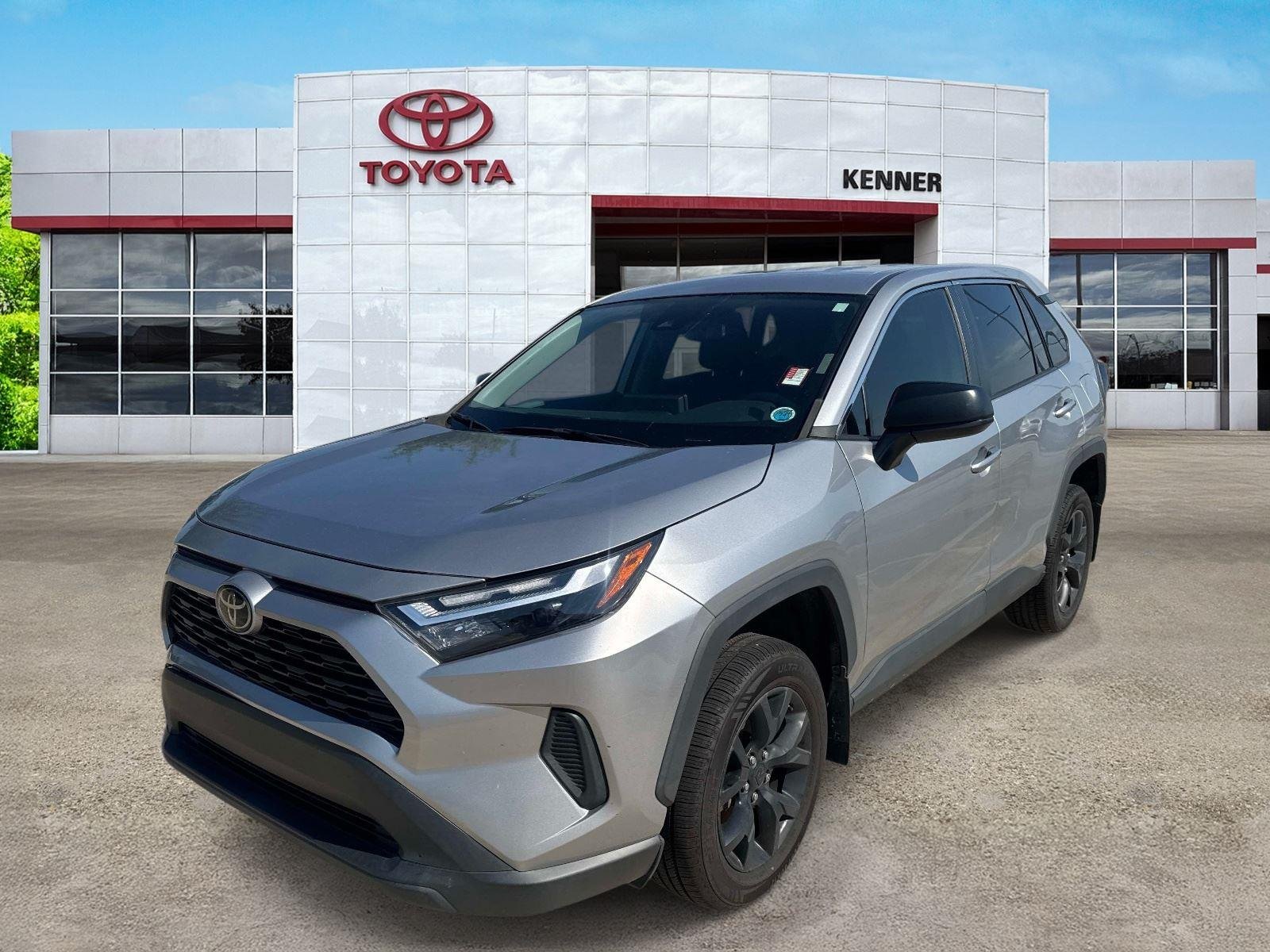 Used 2023 Silver Sky Metallic Toyota LE image 3