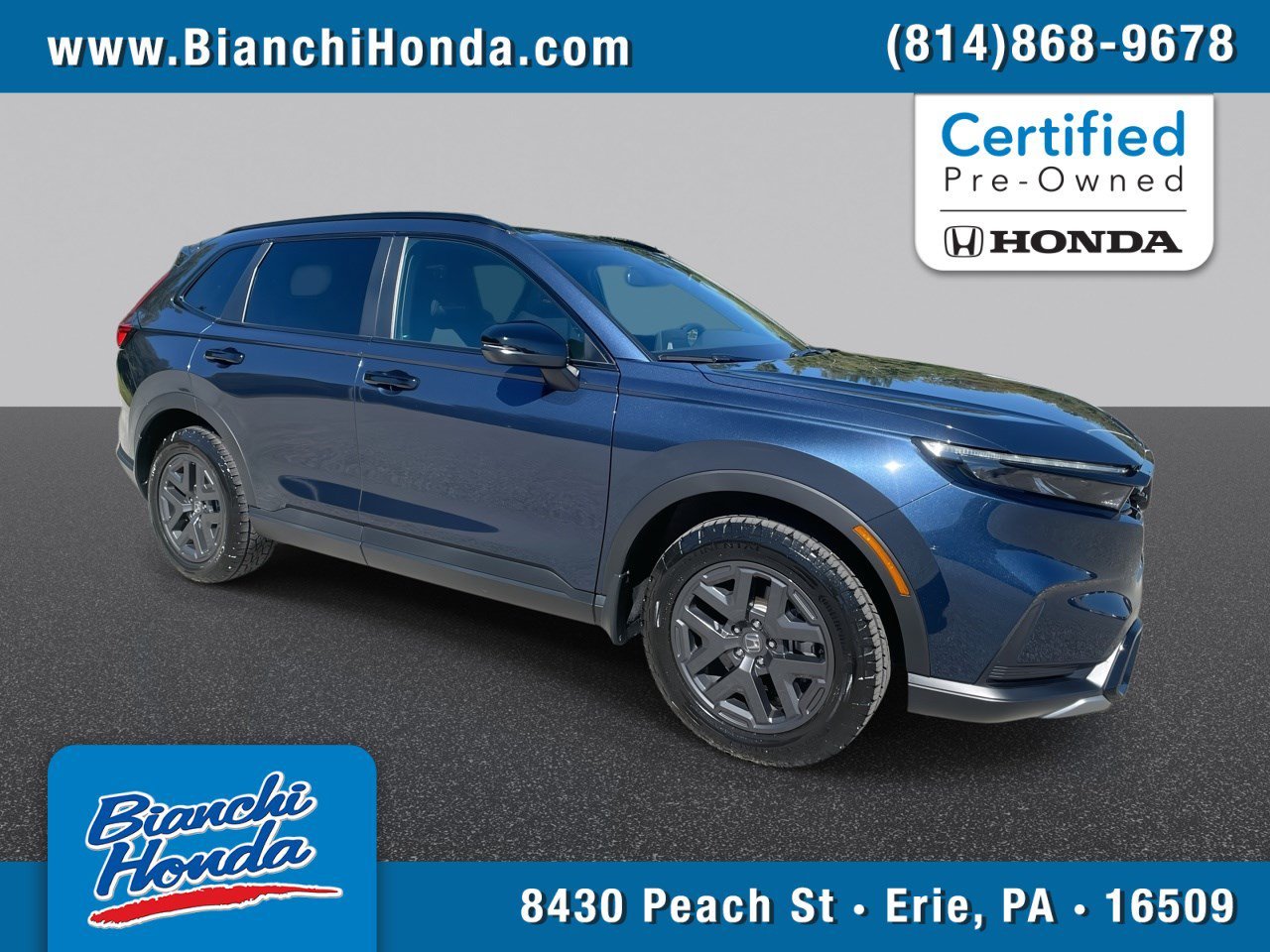 Certified Used 2026 Canyon River Blue Metallic Honda TrailSport image 1