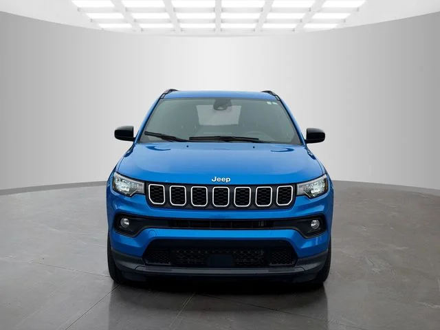 Certified Used 2024 Blue Jeep Latitude image 2