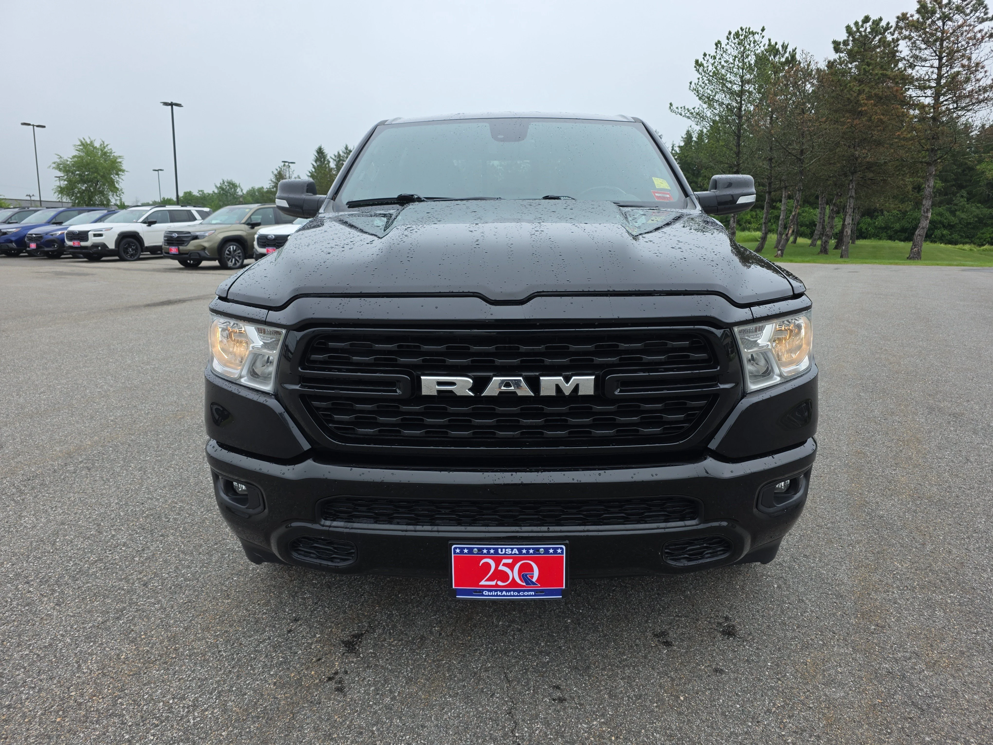 Used 2022 Diamond Black Crystal Pearlcoat Ram Big Horn image 8