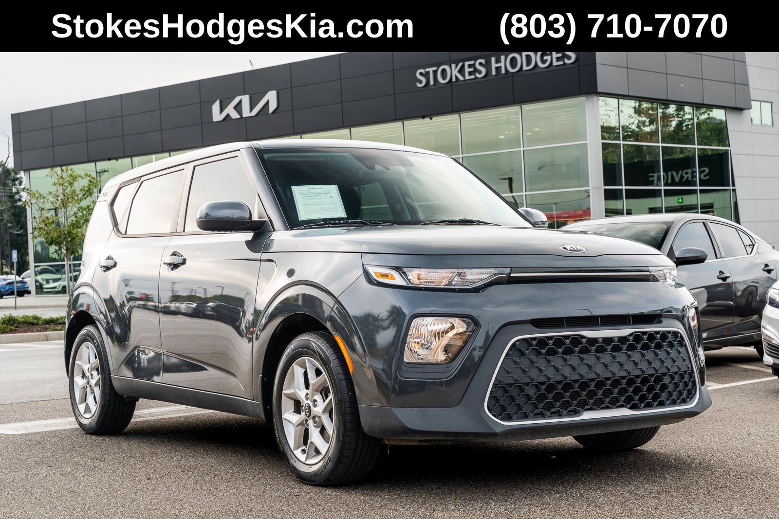 Used 2021 Gray Kia S image 1