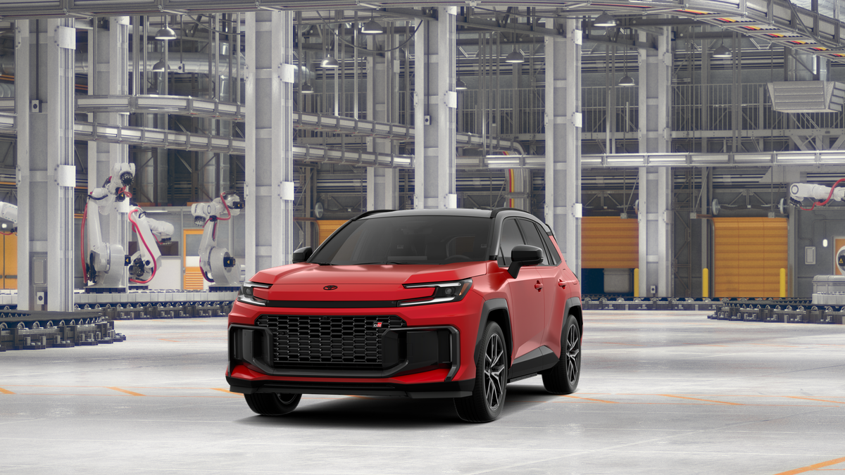 New 2026 Supersonic Red with Midnight Black Metallic roof Toyota GR SPORT image 18