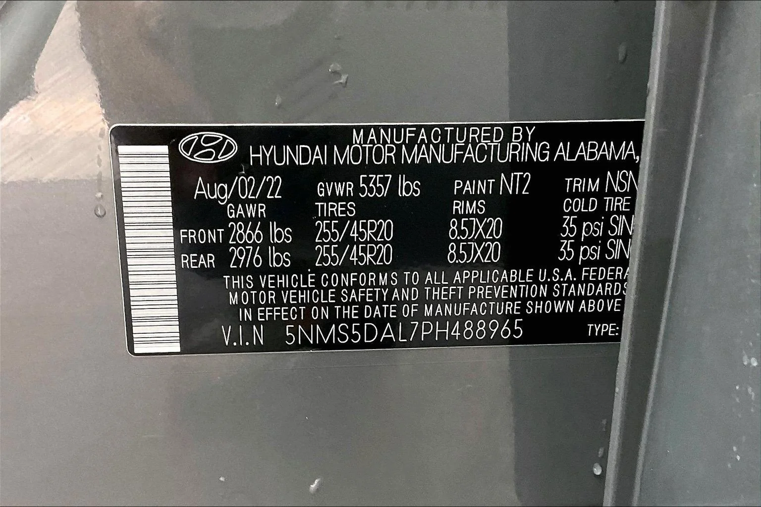 Used 2023 Hampton Gray Hyundai Calligraphy image 35