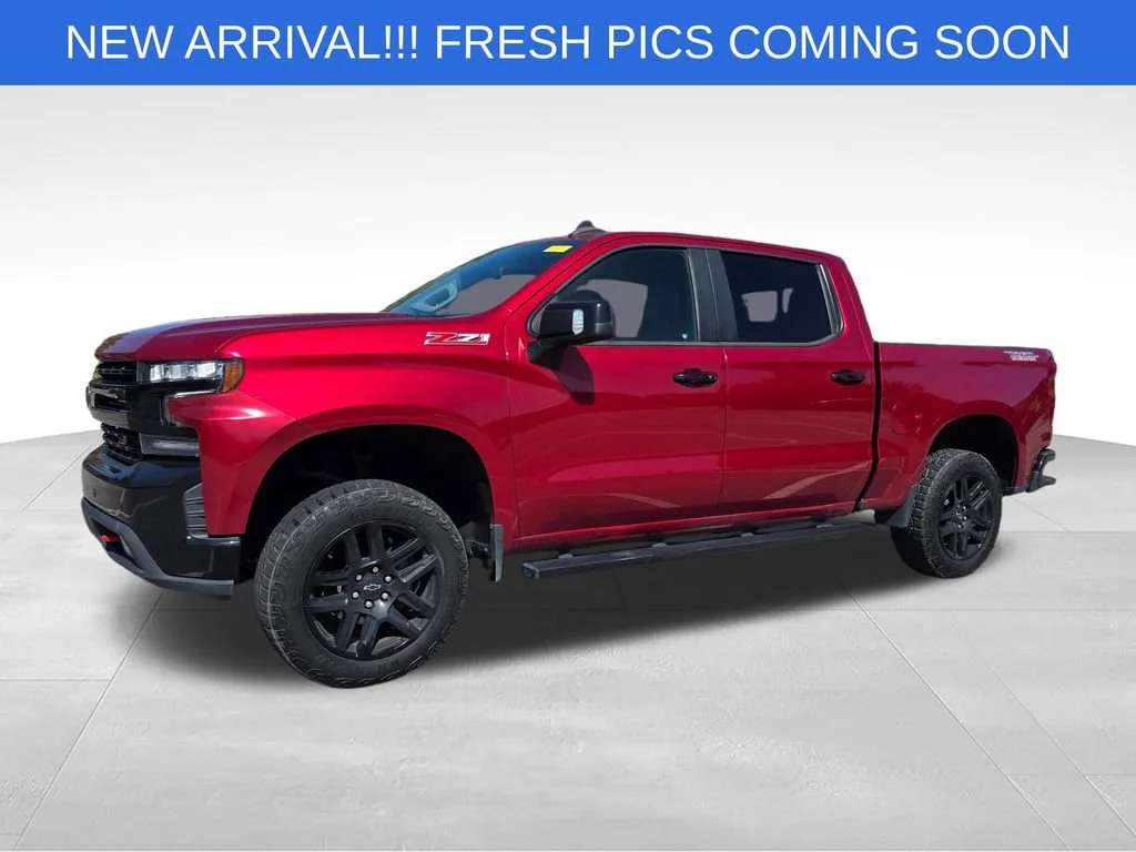 Used 2021 CHERRY RED TINTCOAT Chevrolet LT Trail Boss image 2