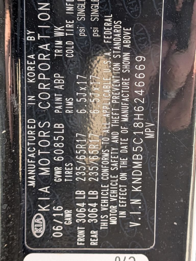 Used 2017 Black Kia LX image 34