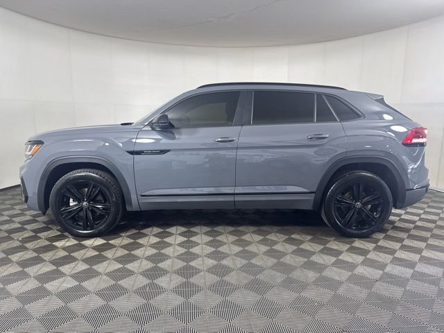 Used 2022 Pure Gray Volkswagen 2.0T SEL R-Line Black image 7