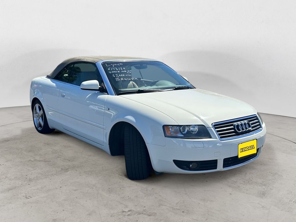 Used 2003 White Audi 1.8T Cabriolet image 3
