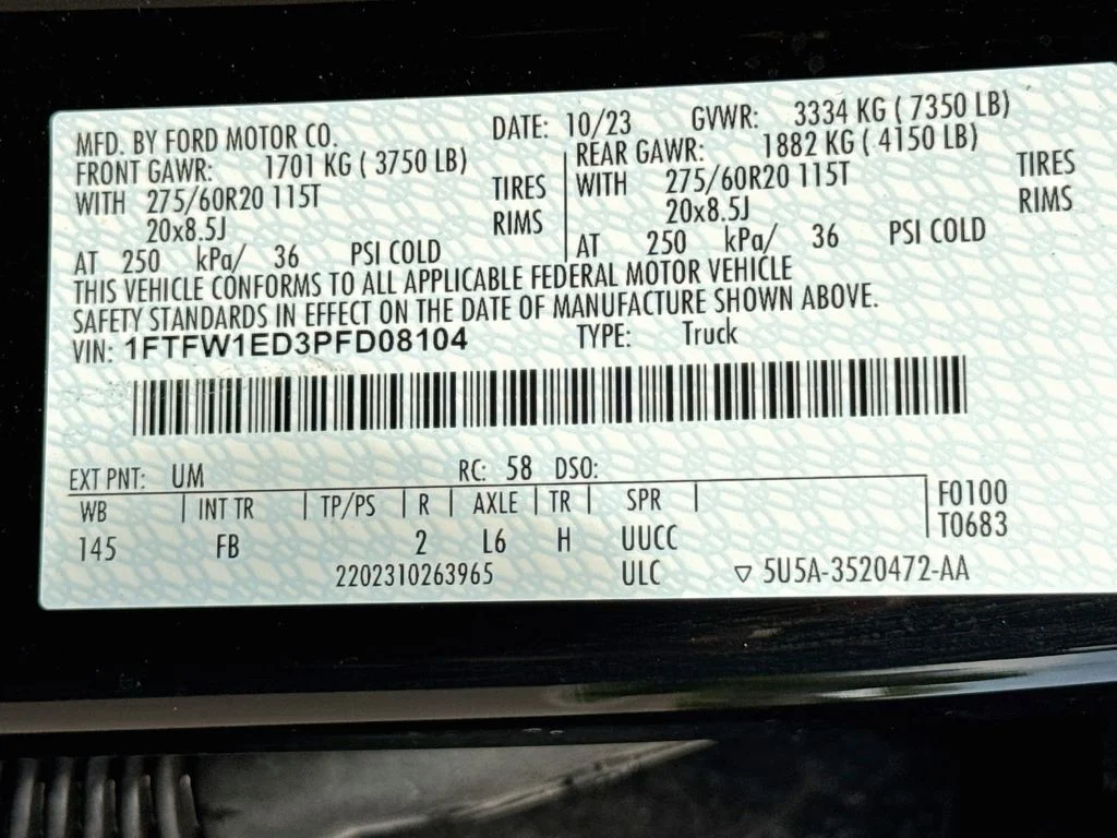 Certified Used 2023 Agate Black Metallic Ford XLT image 24