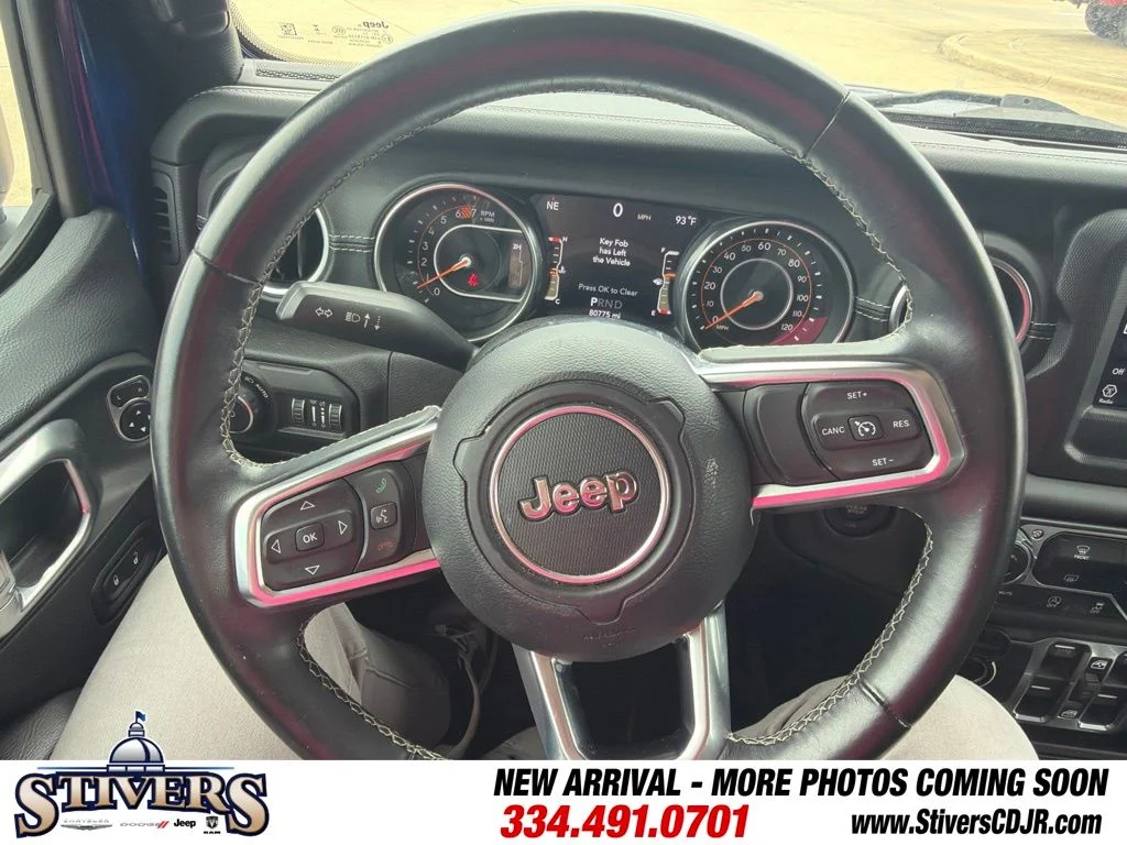 Used 2018 Blue Jeep Unlimited Sahara image 17