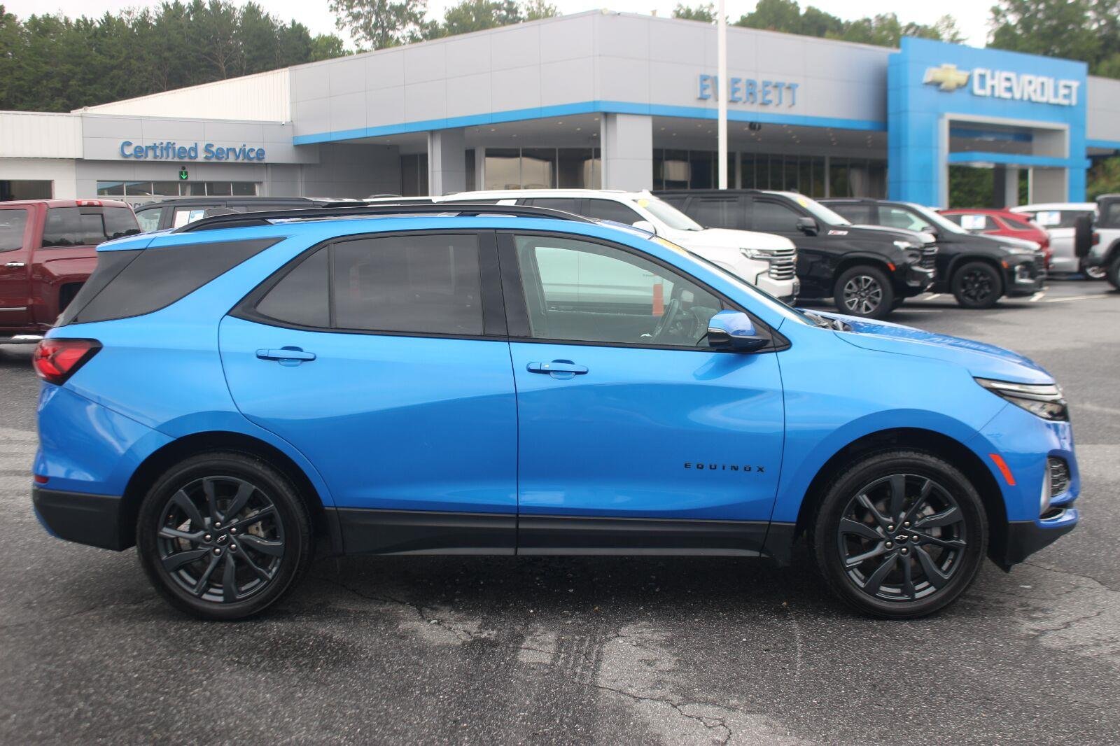 Used 2024 Riptide Blue Metallic Chevrolet RS image 8