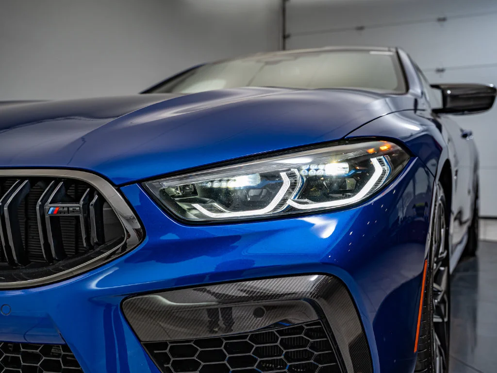 Used 2024 Marina Bay Blue Metallic BMW Competition image 13