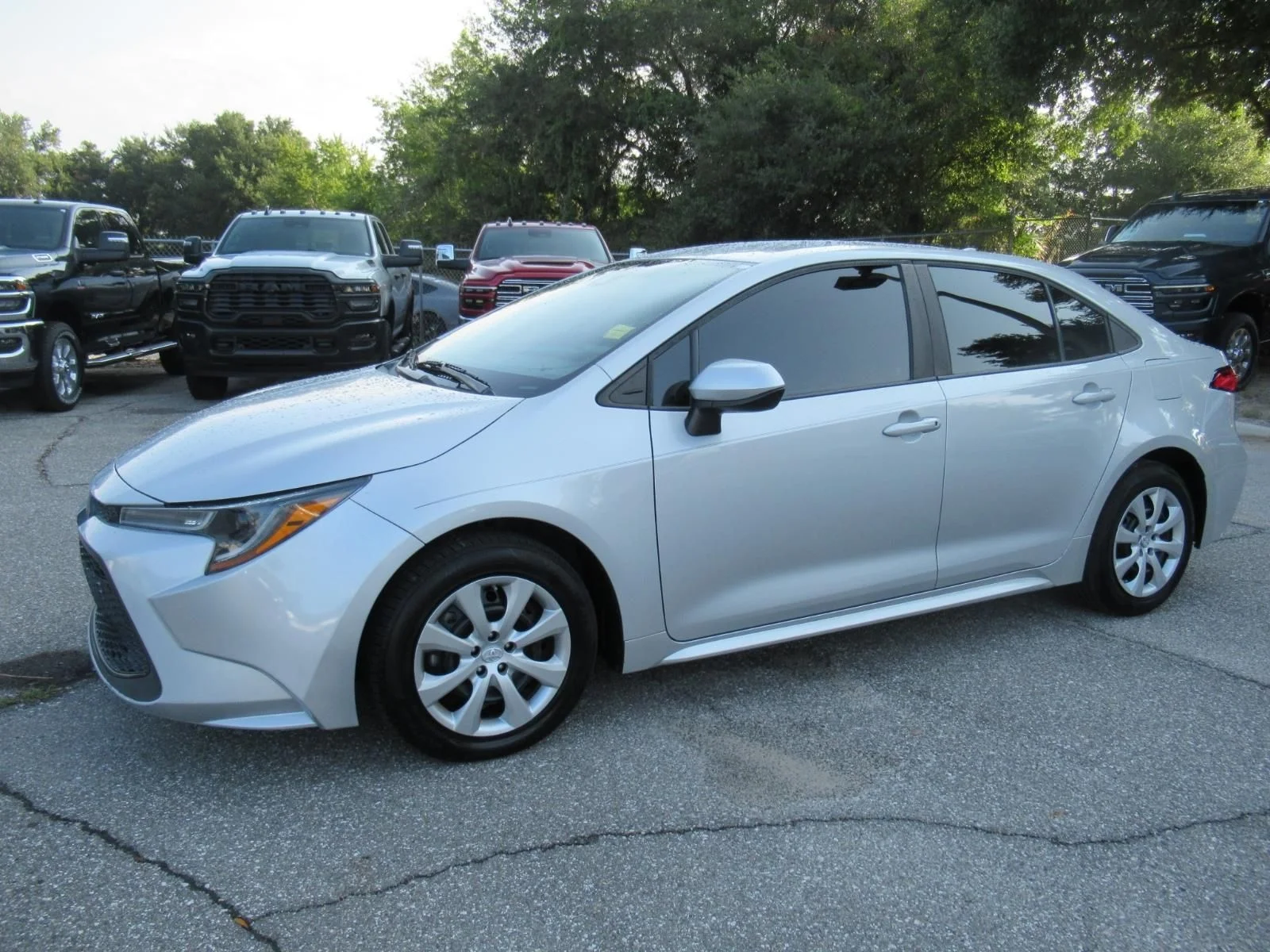 Used 2022 Silver Toyota LE image 4