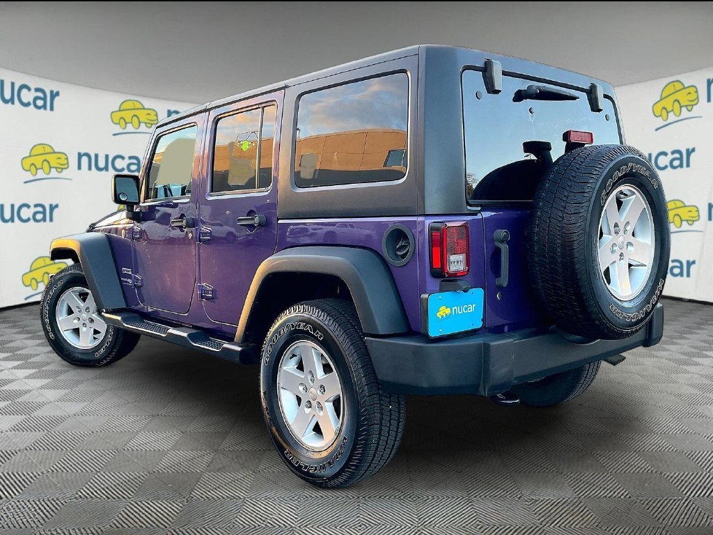 Used 2018 Xtreme Purple Pearlcoat Jeep Unlimited Sport image 4