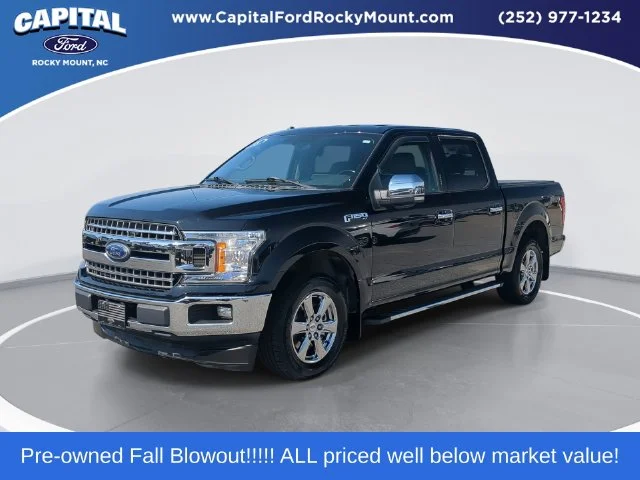 Used 2018 Black Ford XLT image 1