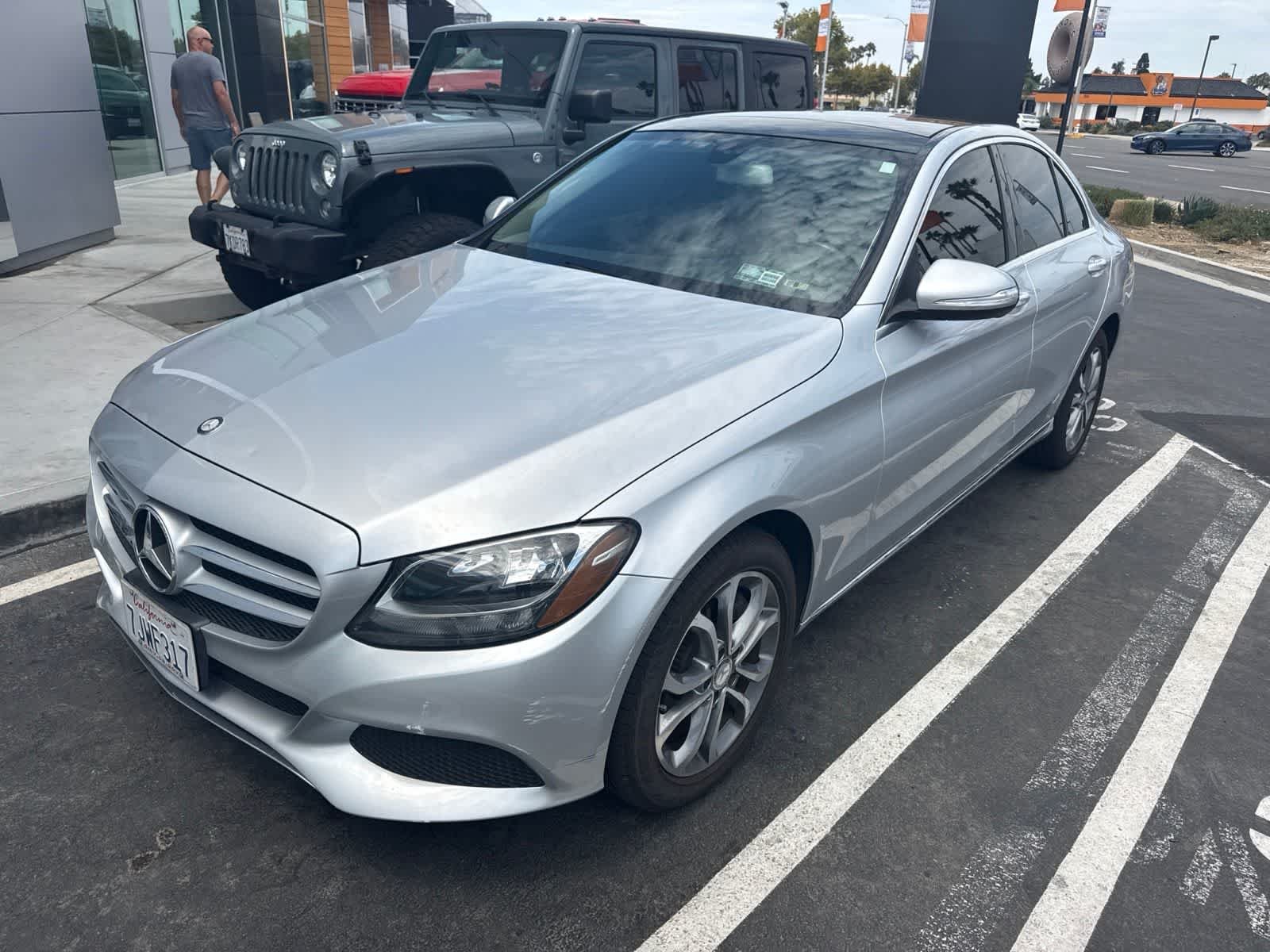 Used 2015 Iridium Silver Metallic Mercedes-Benz C 300 image 3