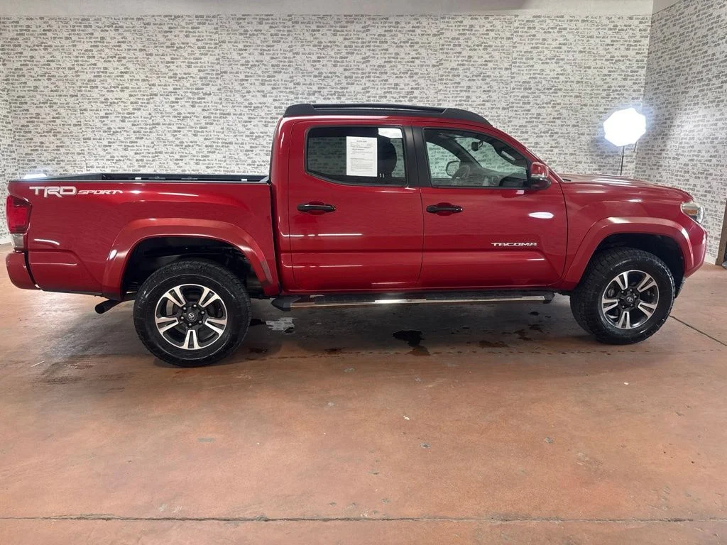 Used 2017 Barcelona Red Metallic Toyota TRD Sport image 8