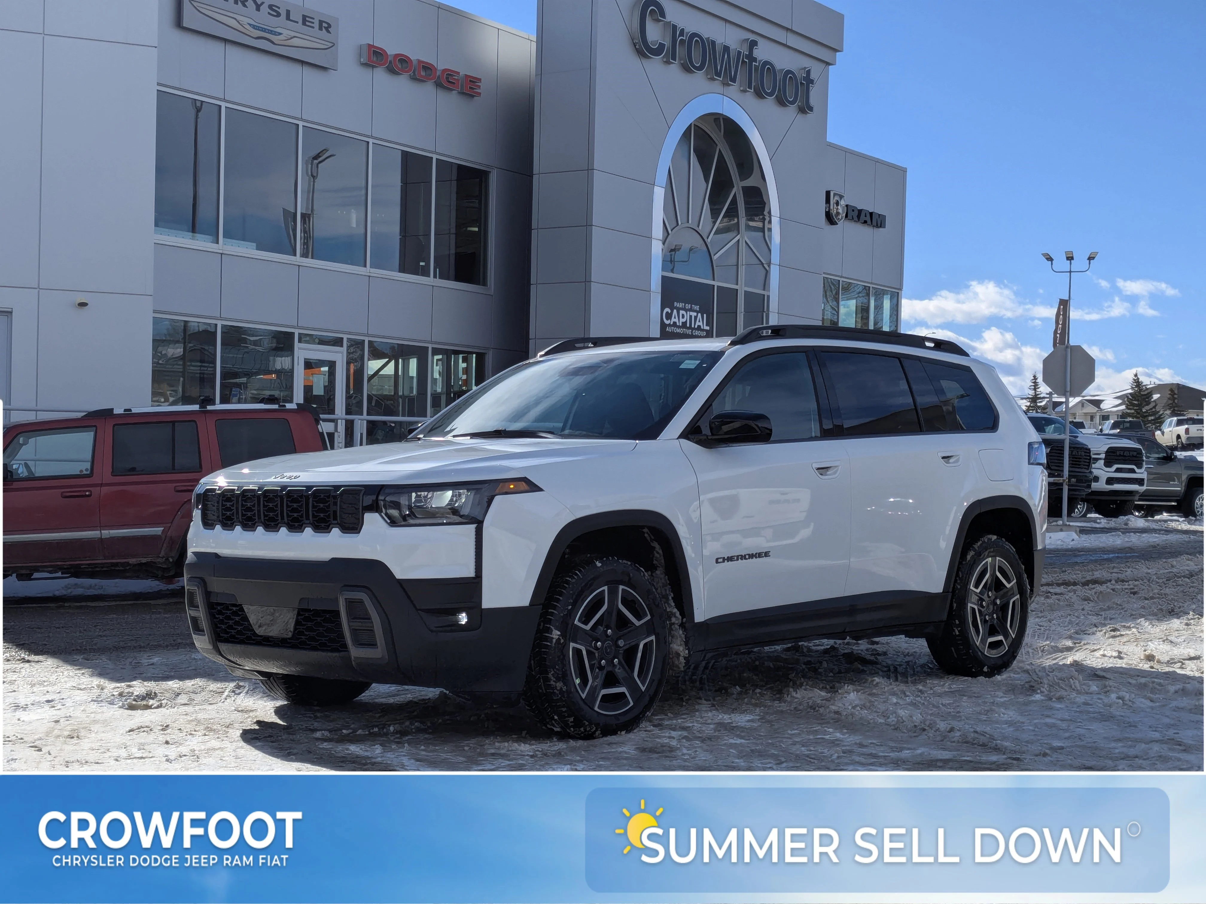 New 2026 White Jeep Laredo - - Customer Preferred Pkg 23F - Compact Spare Tire & More image 1