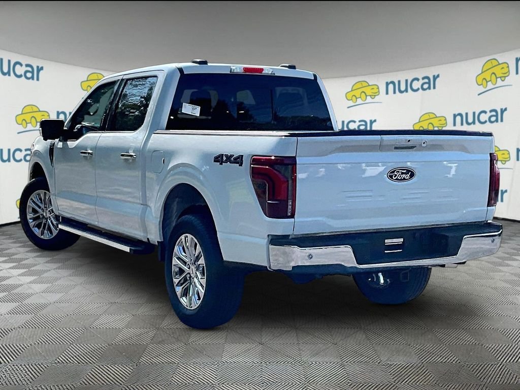New 2026 Star White Metallic Tri-Coat Ford Lariat image 4