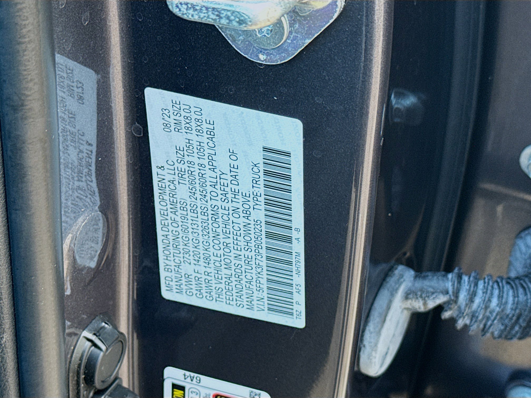 Certified Used 2023 Sonic Gray Pearl Honda RTL-E image 38
