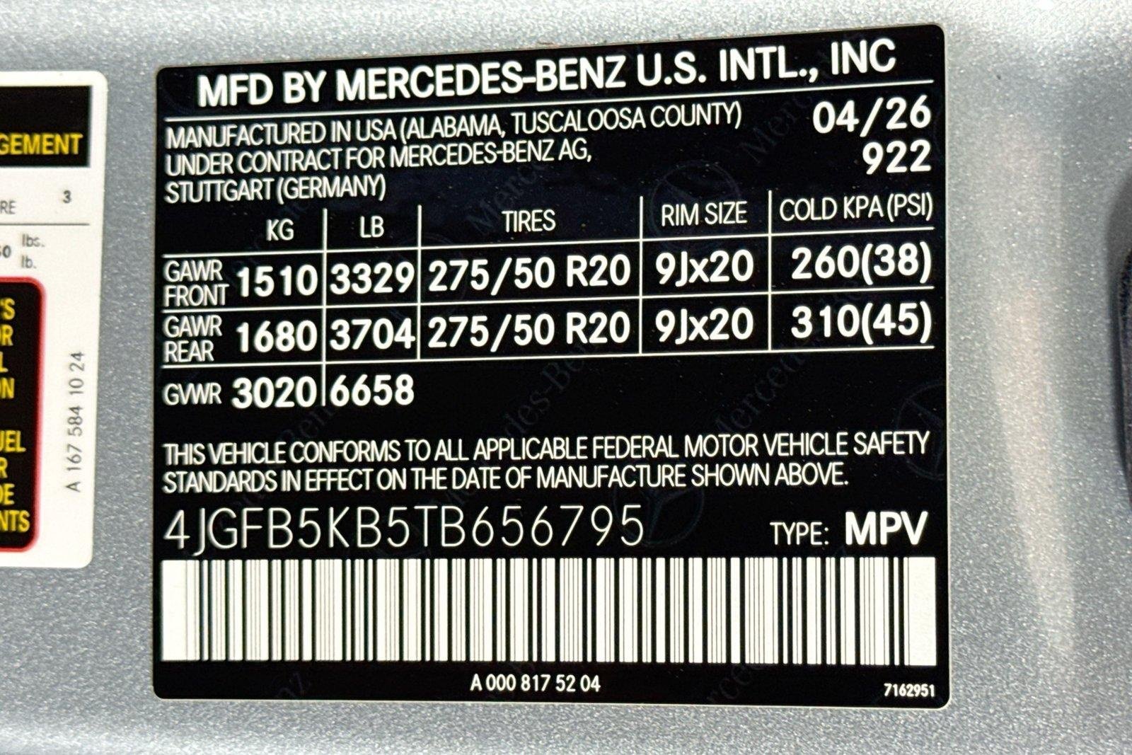 New 2026 Cirrus Silver Metallic Mercedes-Benz GLE 450 image 30