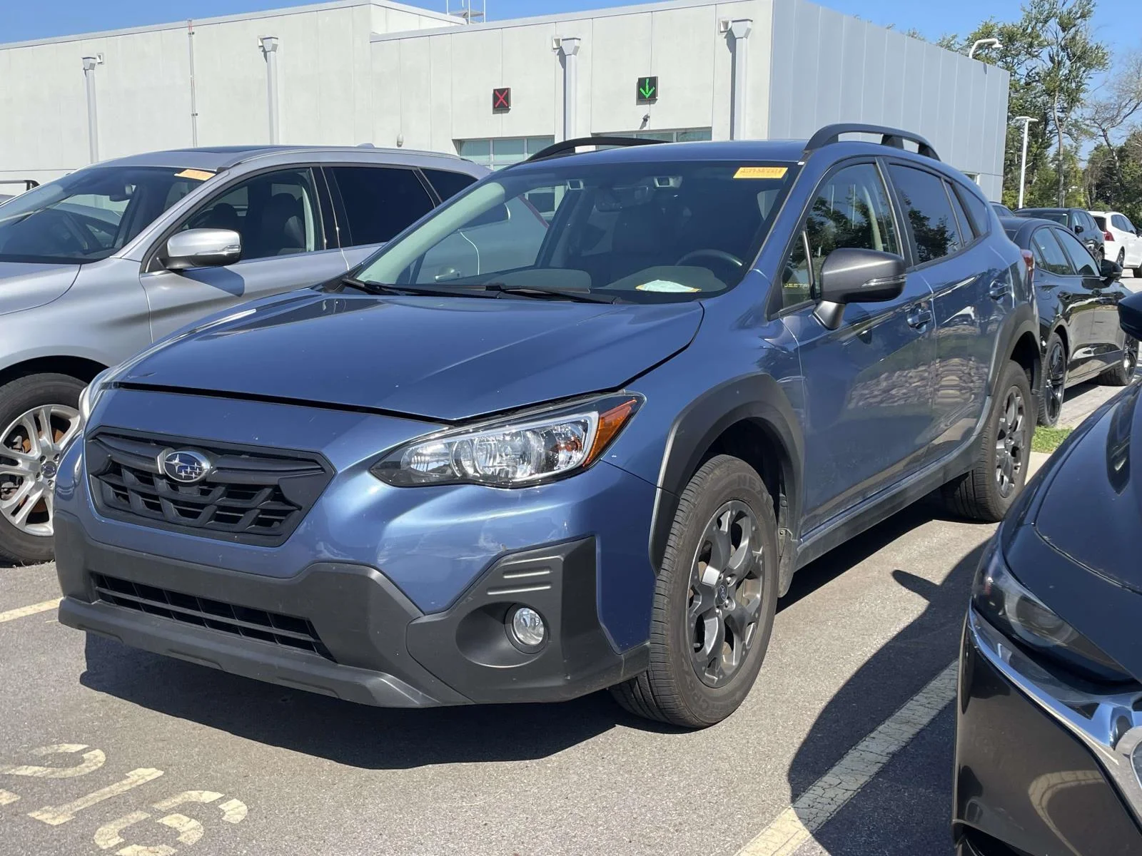 Used 2021 Horizon Blue Pearl Subaru Sport image 2