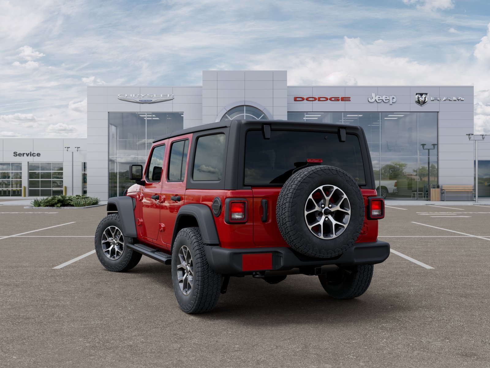 New 2025 Firecracker Red Clearcoat Jeep Sport S image 31