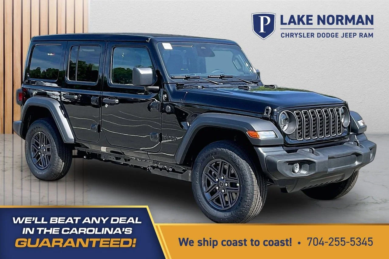 New 2026 Black Clearcoat Jeep Sport S image 1